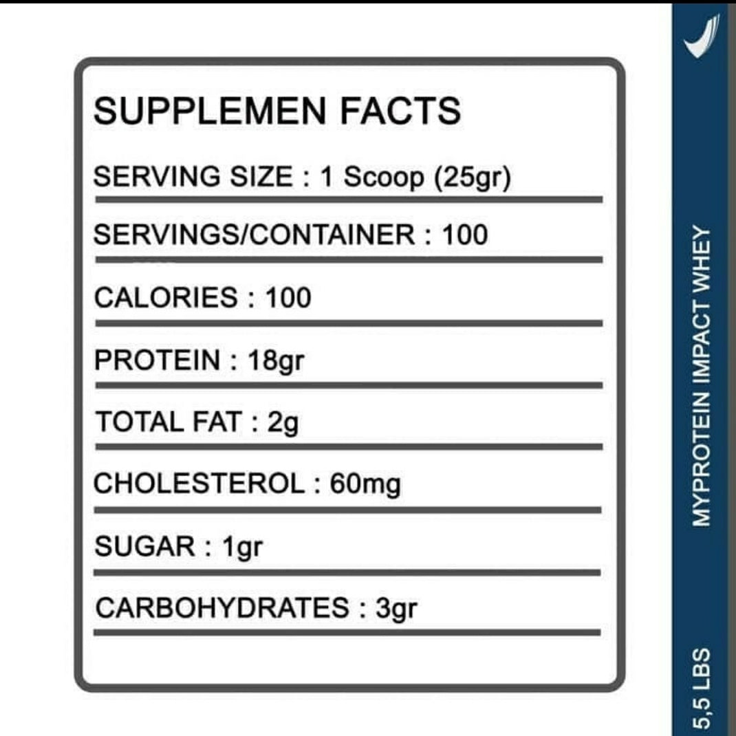 Myprotein Impact Whey 5.5lbs Chocolate Smooth