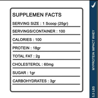 Myprotein Impact Whey 5.5lbs Chocolate Smooth