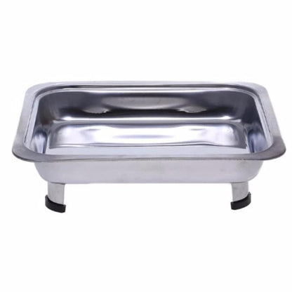 Tempat Makan Prasmanan - Silver + Free Penjepit ikan stainless steel