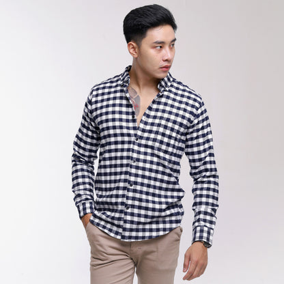 VENGOZ Kemeja Flanel Pria - Wolfe Flannel Shirt